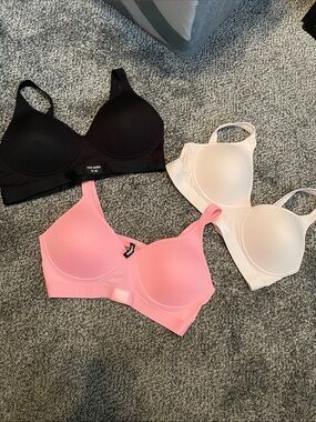 Steve Madden Smooth T-Shirt Bras in Black, Pink & Cream